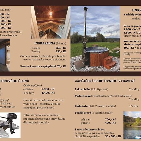 Apartmany Srub Vytonka Lipno Přední Výtoň Exterior foto